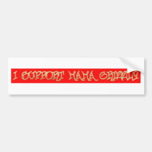 I support Mama Grizzly Bumper Sticker