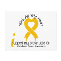 I Support My Brave Little Girl Childhood Cancer