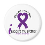 I Support My Brother Epilepsy Magnets