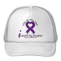 I Support My Daughter Epilepsy Hats