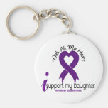I Support My Daughter Epilepsy Keychains