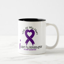 I Support My Granddaughter Epilepsy Mugs
