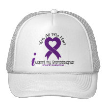 I Support My Granddaughter Epilepsy Trucker Hat