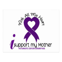I Support My Mother Pancreatic Cancer Post Card