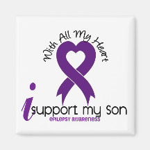 I Support My Son Epilepsy Magnets