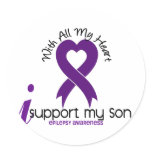 I Support My Son Epilepsy stickers
