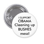 I SUPPORT OBAMA PINBACK BUTTONS