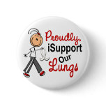 I Support Our Lungs SFT (Lung Cancer Awareness) Button