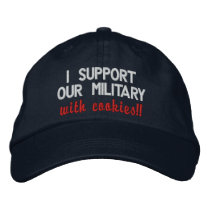 I support our military with cookies!! Darker Hats