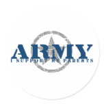 I Support Parents - ARMY stickers