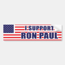I Support Ron Paul Bumper Sticker