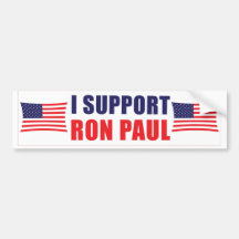 I Support Ron Paul Bumper Sticker