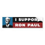I Support Ron Paul - Cool Blue Bumper Stickers