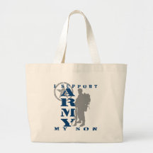 I Support Son 2 - ARMY Tote Bags