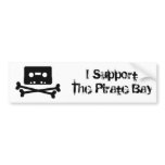 I Support The Pirate Bay bumper stickers