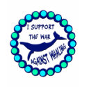 I SUPPORT THE WAR AGAINST WHALING t-shirts