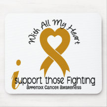 I Support Those Fighting Appendix Cancer Mouse Mat