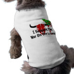 I Support War On Christmas Pet T-shirt