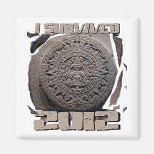I SURVIVED 2012 FRIDGE MAGNETS