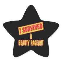 I SURVIVED A BEAUTY PAGEANT STICKER