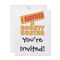 I SURVIVED A BOUNTY HUNTER PERSONALISED ANNOUNCEMENTS