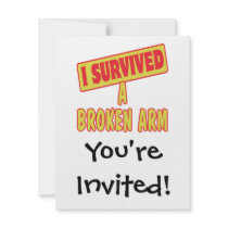 I SURVIVED A BROKEN ARM CUSTOM ANNOUNCEMENTS