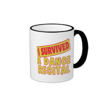 I SURVIVED A DANCE RECITAL MUGS