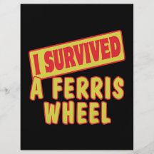 I SURVIVED A FERRIS WHEEL FULL COLOUR FLYER