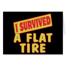 I SURVIVED A FLAT TIRE CARDS