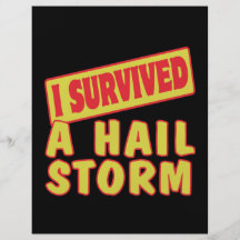 I SURVIVED A HAIL STORM FULL COLOR FLYER