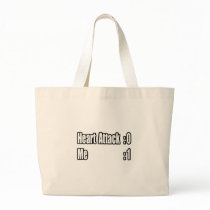 I Survived a Heart Attack (Scoreboard) Canvas Bags