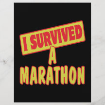 I SURVIVED A MARATHON FLYER