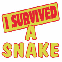 I SURVIVED A SNAKE PHOTO SCULPTURE