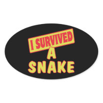 I SURVIVED A SNAKE STICKER