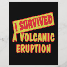 I SURVIVED A VOLCANIC ERUPTION FULL COLOUR FLYER