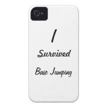 I survived base jumping! iPhone 4 case