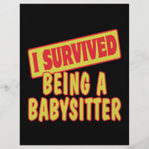 I SURVIVED BEING A BABYSITTER FLYER