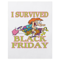 I SURVIVED BLACK FRIDAY FUNNY CARTOON PERSONALISED FLYER