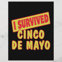 I SURVIVED CINCO DE MAYO FLYER
