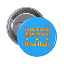 I Survived Depression - Have Hope - Inspire Faith Buttons