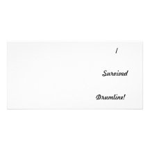 I survived drumline! personalized photo card