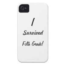 I survived Fifth Grade! iPhone 4 Cases