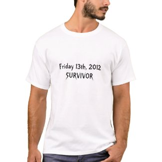 I Survived Friday 13th 2012 shirt