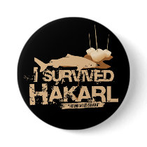 I survived Hákarl Button