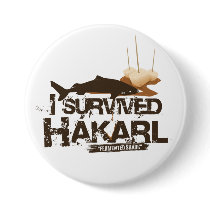 I survived Hákarl Button