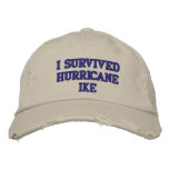 I SURVIVED HURRICANE IKE CAP - Customised embroidered hats