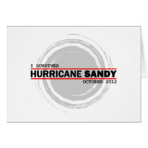 I Survived Hurricane Sandy Cards