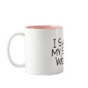 I Survived My Sister's Wedding Black mugs