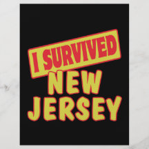 I SURVIVED NEW JERSEY PERSONALIZED FLYER