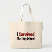 I Survived Nursing School Canvas Bag